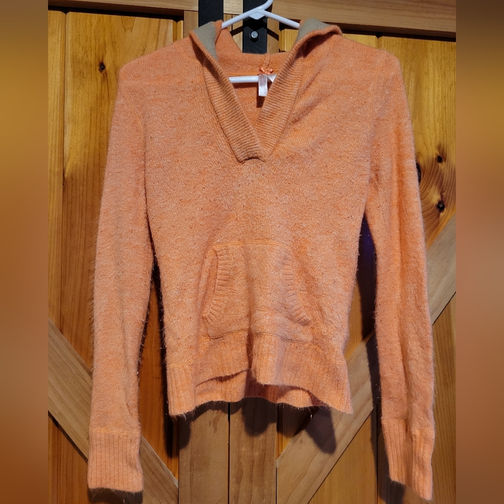 Arizona Jean Co. Orange sweater with hoodie